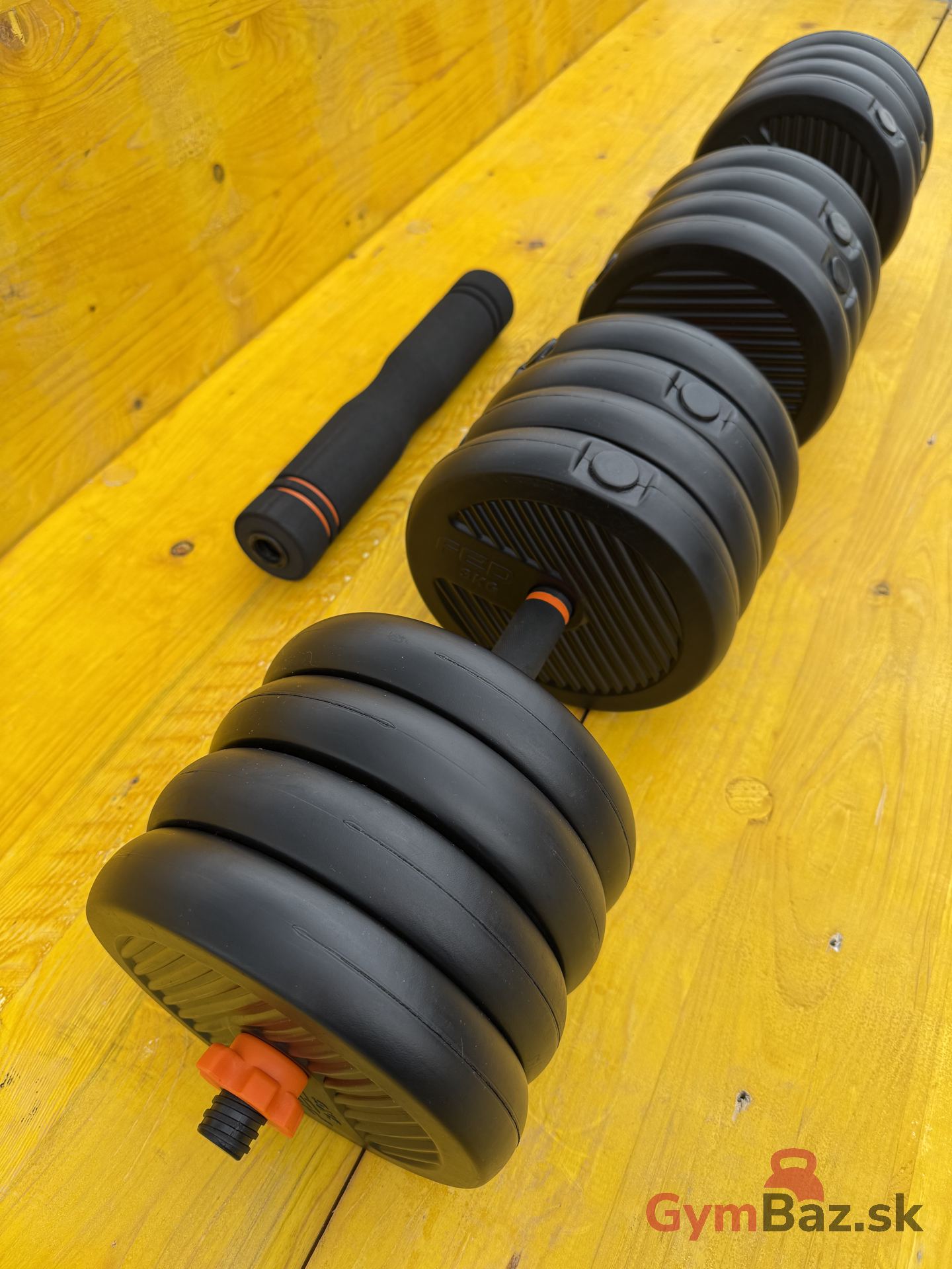 -- NOVÁ SADA MULTIFUNKČNÝCH JEDNORUČIEK 50KG -- - fotografia 1