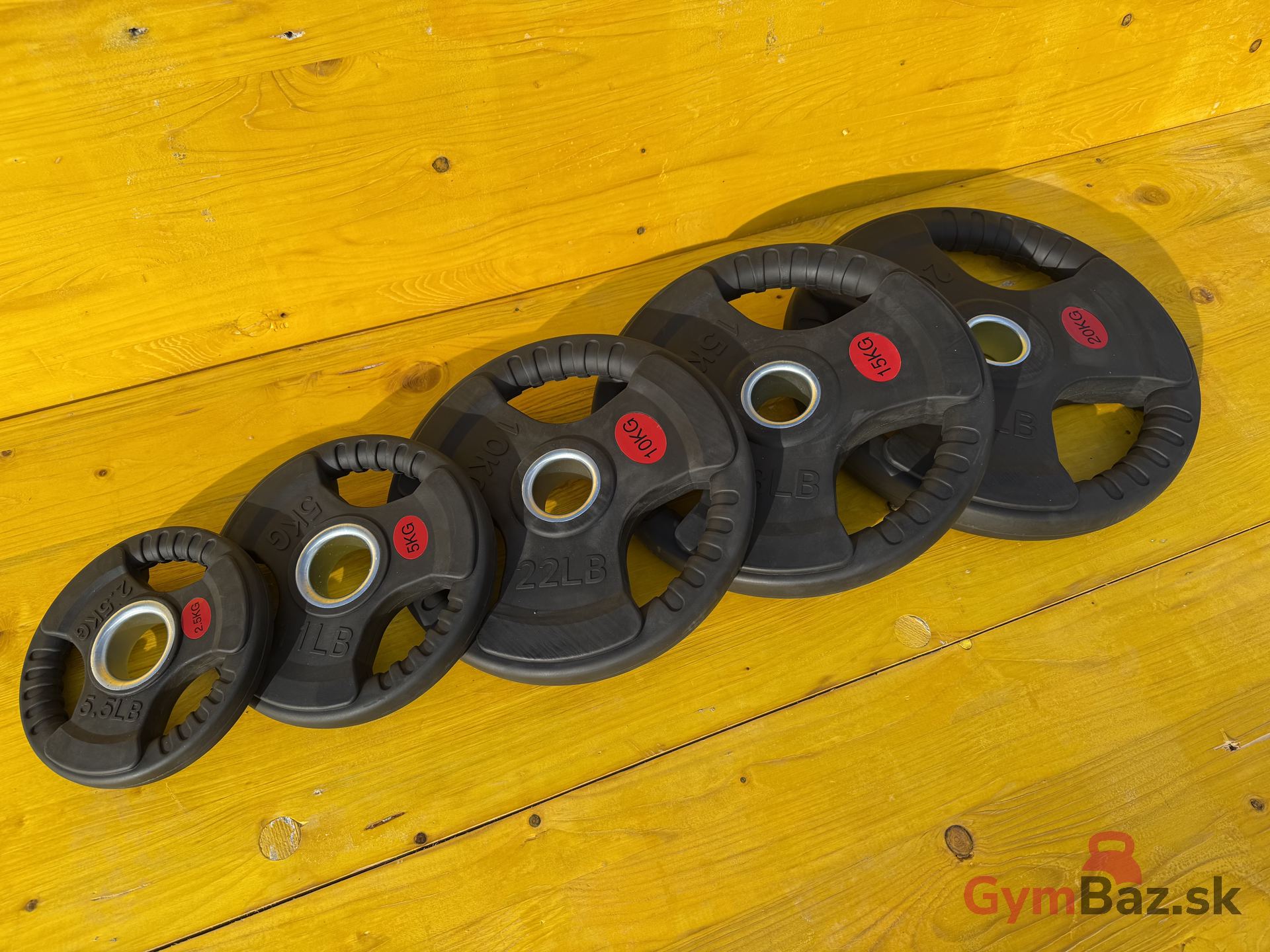 -- NOVÉ TRI-GRIP KOTÚČE GRIPCORE 51MM [1.25 KG - 25 KG] -- - fotografia 1