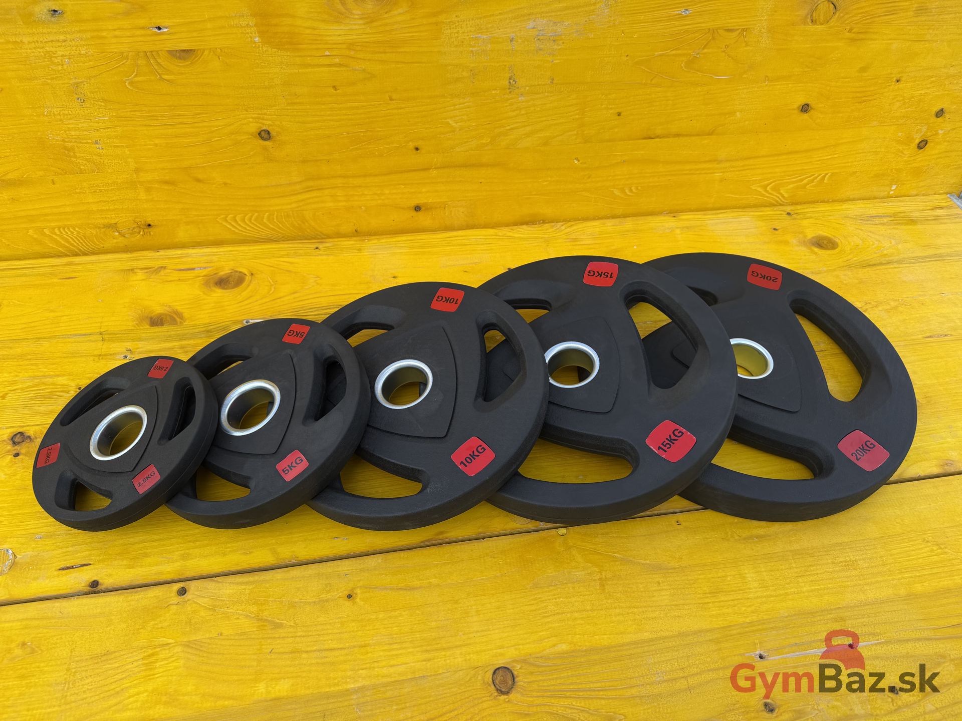 -- NOVÉ TRI-GRIP KOTÚČE BLADE 51MM [1.25 KG - 25 KG] -- - fotografia 1